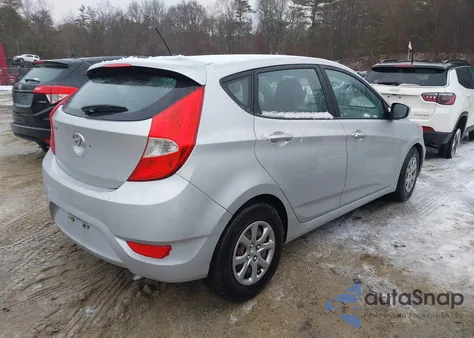 2013 Hyundai Accent Gls from USA, damaged, VIN KMHCT5AEXDU121818